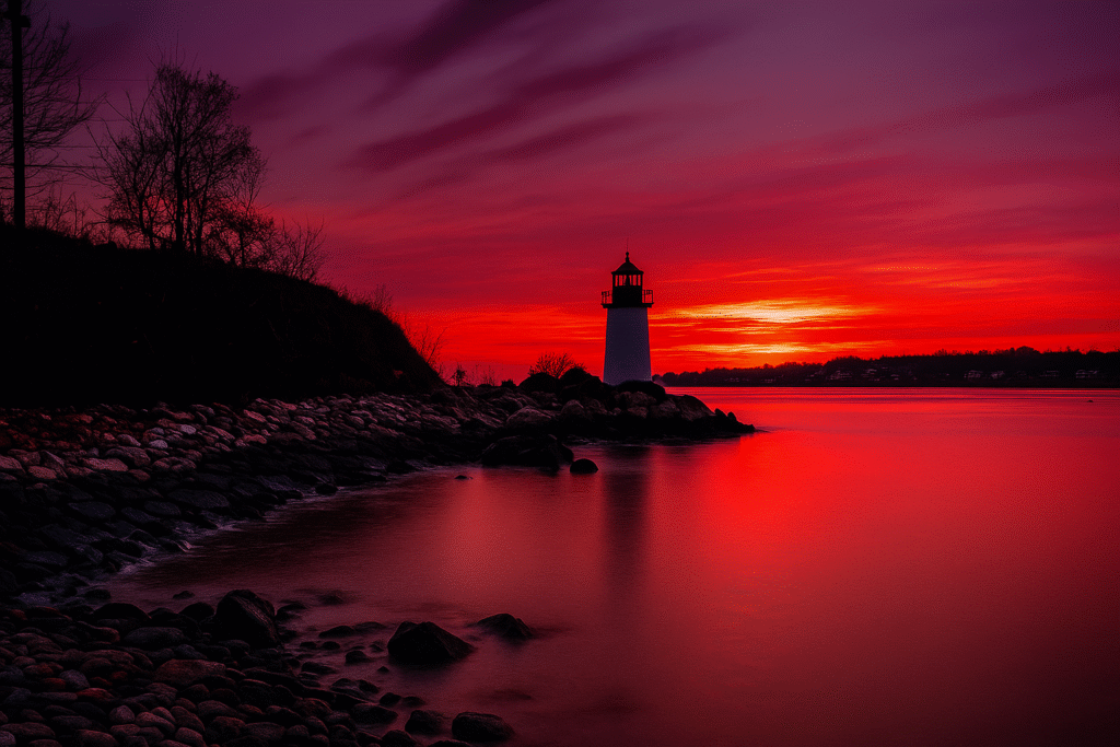 Mystical Coastal Sunset