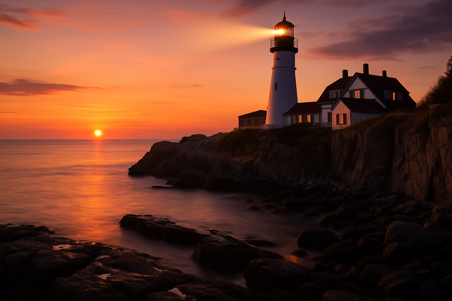 Golden-Hour-Lighthouse