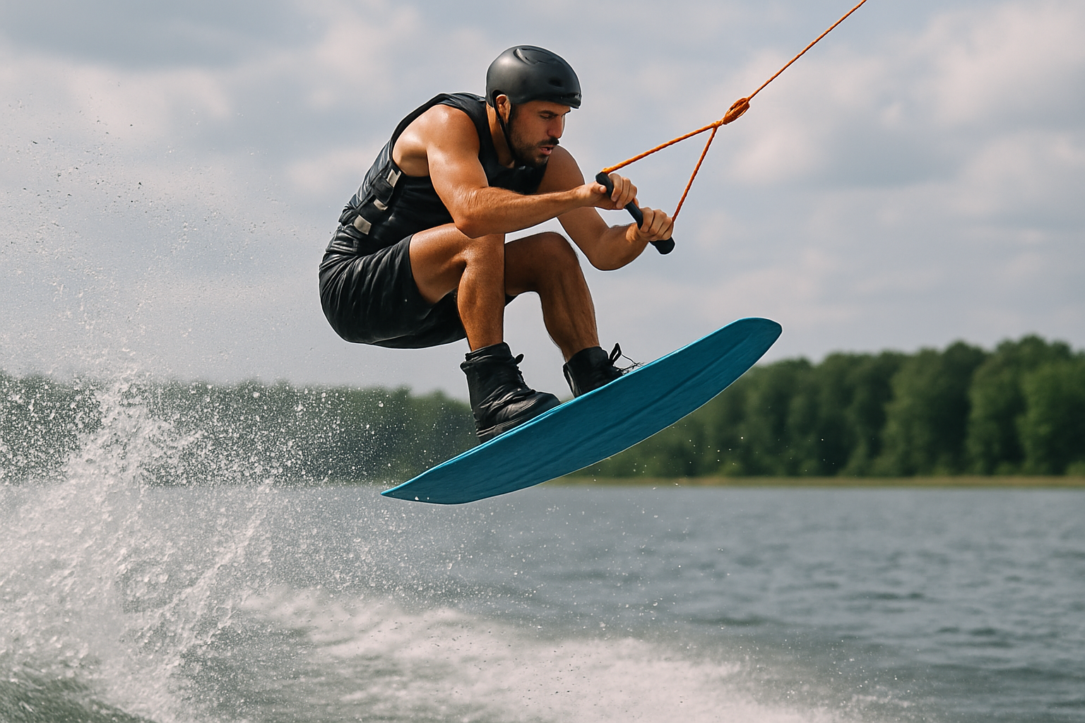 Mid-Air Wakeboarding