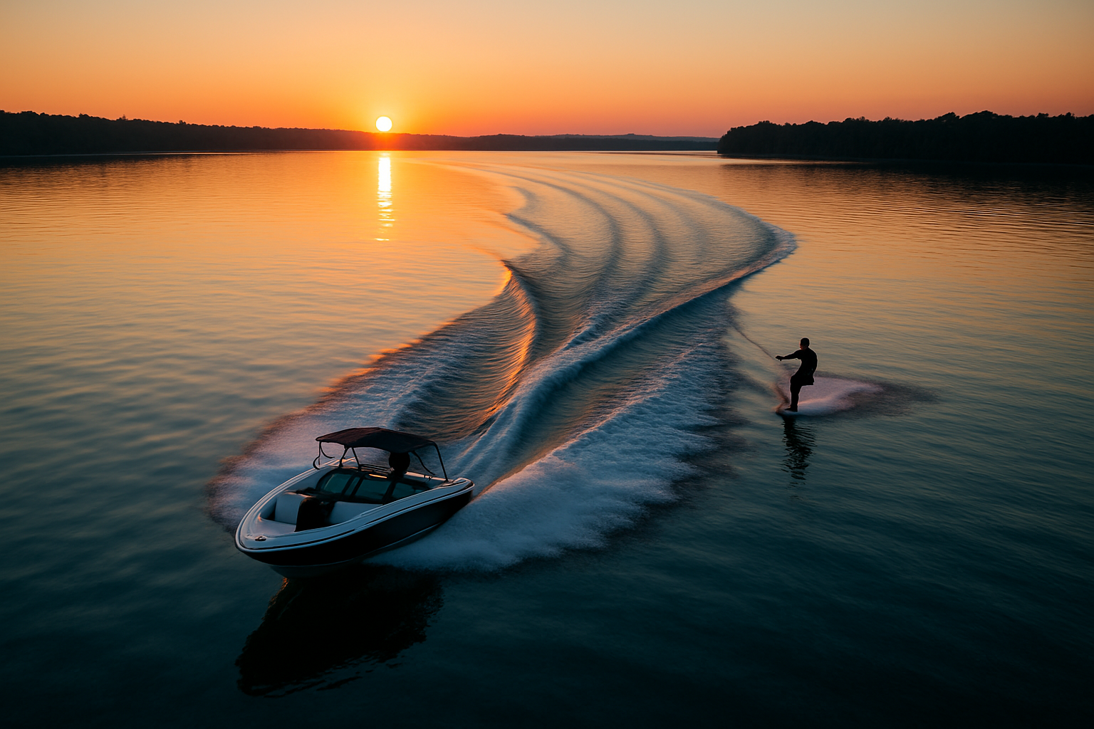 Wakeboarding at Golden